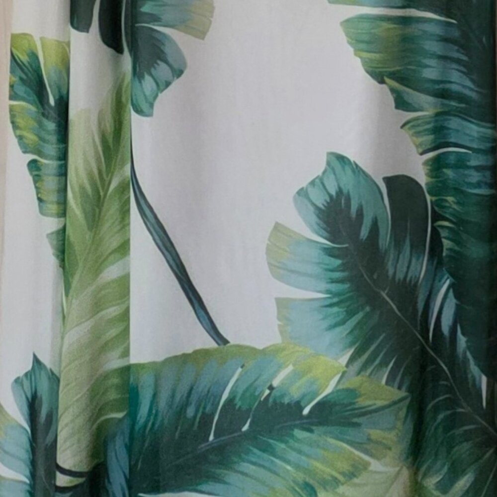 Tropical Green Leaf Maxi Dress - Women - Picture 3 of 6